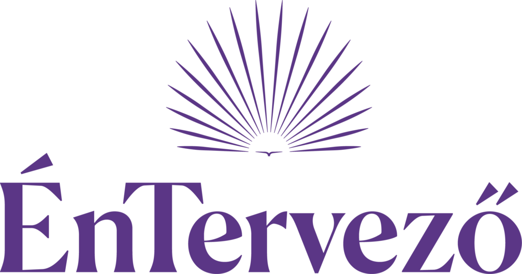 éntervező purple dark logo